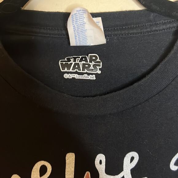 Star Wars “I Chews You” Printed Tee Size M - Picture 4 of 5